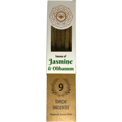 Green Tree Botanical Incense Jasmine & Frankincense - 9 thick craft herbal sticks