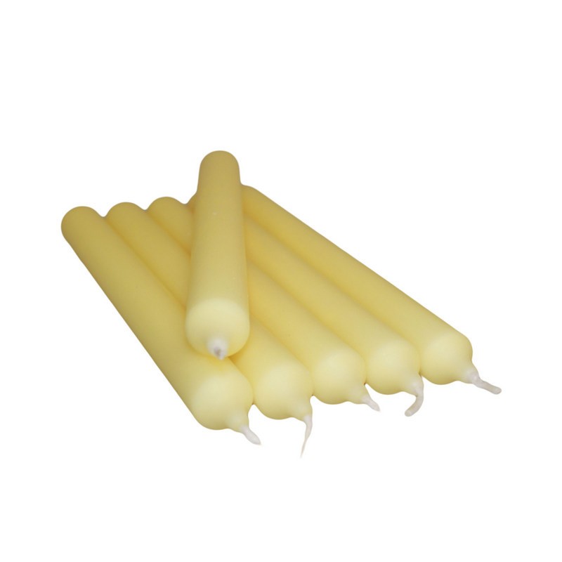 Yellow Bulk Dinner Candles (100)-DINNER CANDLES-HOSTENATURA