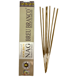 Breu White Incense GOLDEN NAG Amazon Resin Vijayshree Fragrance - 1 opakowanie 15gr.