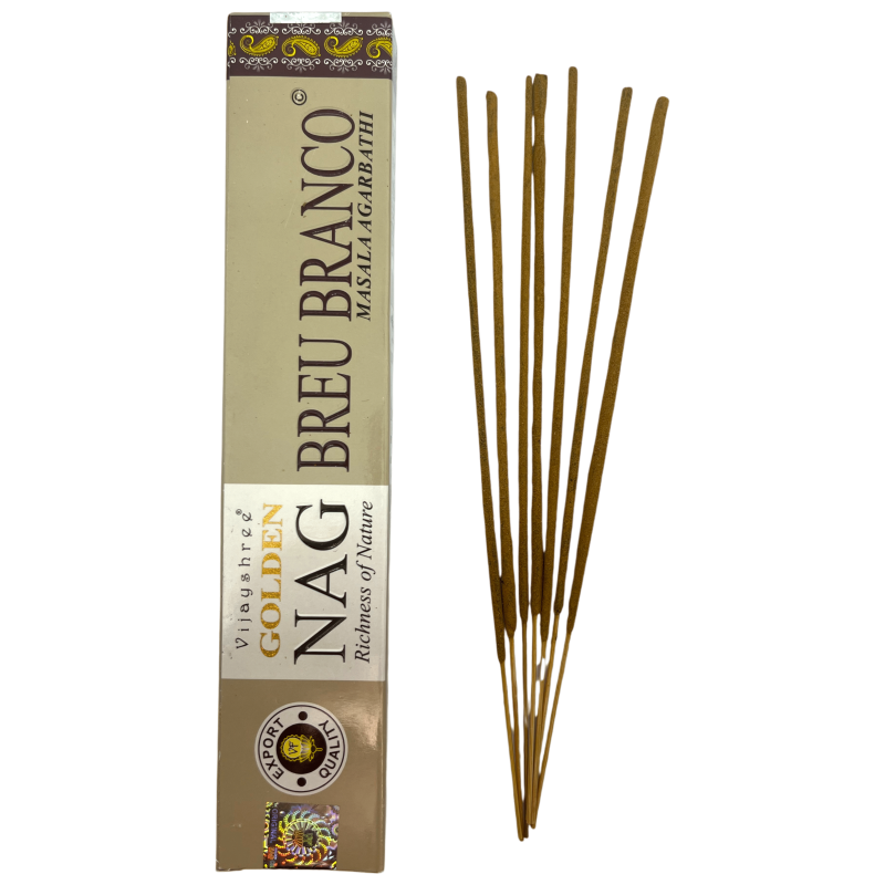 Breu White Incense GOLDEN NAG Amazon Resin Vijayshree Fragrance - 1 opakowanie 15gr.-ZŁOTE KADZIDŁO-HOSTENATURA