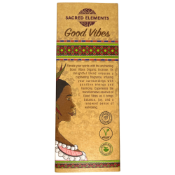 Good Vibes Sacred Elements Good Vibrations Incense Cones HEM - Box with 10 large artisan incense cones