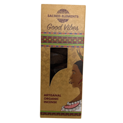 Good Vibes Sacred Elements Good Vibrations Incense Cones HEM - Box with 10 large artisan incense cones