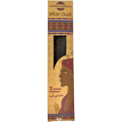 Weißes Oudh Räucherstäbchen SACRED ELEMENTS Weißes Oudh HEM - 8 handwerklich hergestellte Bio-Riegel