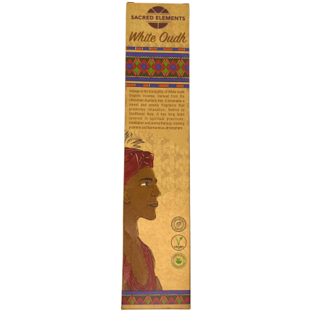 White Oudh Incense SACRED ELEMENTS White Oudh HEM - 8 artisan organic bars