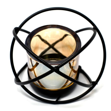 Candelabro de Hierro - Bola- 1 Taza  - 2