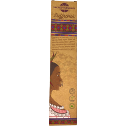 Saffron Incense SACRED ELEMENTS Saffronia HEM - 8 artisan organic bars