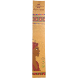 Palo Santo Garden Incense SACRED ELEMENTS HEM Organic Incense - 3 extra large artisan bars of 40cm - 4h duration