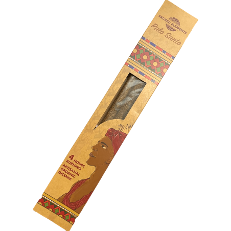 Incienso de Jardín Palo Santo SACRED ELEMENTS HEM Incienso Orgánico - 3 barritas artesanas extra grandes de 40cm - 4h duración