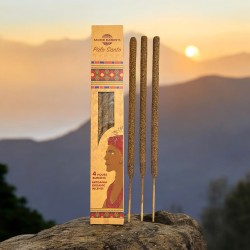 Palo Santo Garden Incense SACRED ELEMENTS HEM Organic Incense - 3 extra large artisan bars of 40cm - 4h duration