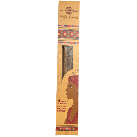 Incienso de Jardín Palo Santo SACRED ELEMENTS HEM Incienso Orgánico - 3 barritas artesanas extra grandes de 40cm - 4h duración
