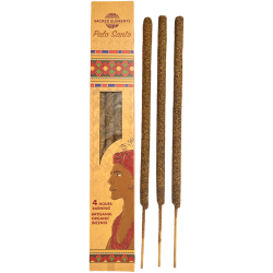 Palo Santo Garden Incense SACRED ELEMENTS HEM Organic Incense - 3 extra large artisan bars of 40cm - 4h duration