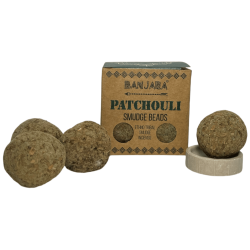 Patchouli Incense Bombs BANJARA Activated Scenting Abundance, Divine Unity and Sensuality - 5 bombs with stand