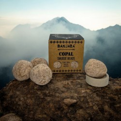 Bombes d’encens Copal BANJARA Defumation activée Spiritualité, clarté et connexion - Boîte de 5 bombes avec support