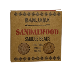 Sandalwood Incense Bombs BANJARA Activated Scenting Serenity, Wisdom and Balance - 5 bombs with stand