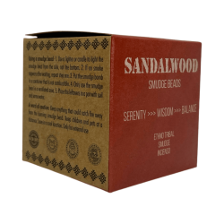 Sandalwood Incense Bombs BANJARA Activated Scenting Serenity, Wisdom and Balance - 5 bombs with stand