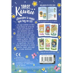 Kawaii Tarot Susaeta Ediciones - 80-kartowa talia tarota + Księga Interpretacji