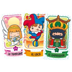 Kawaii Tarot Susaeta Ediciones - 80-kartowa talia tarota + Księga Interpretacji