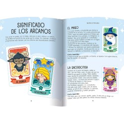 Kawaii Tarot Susaeta Ediciones - 80-kartowa talia tarota + Księga Interpretacji