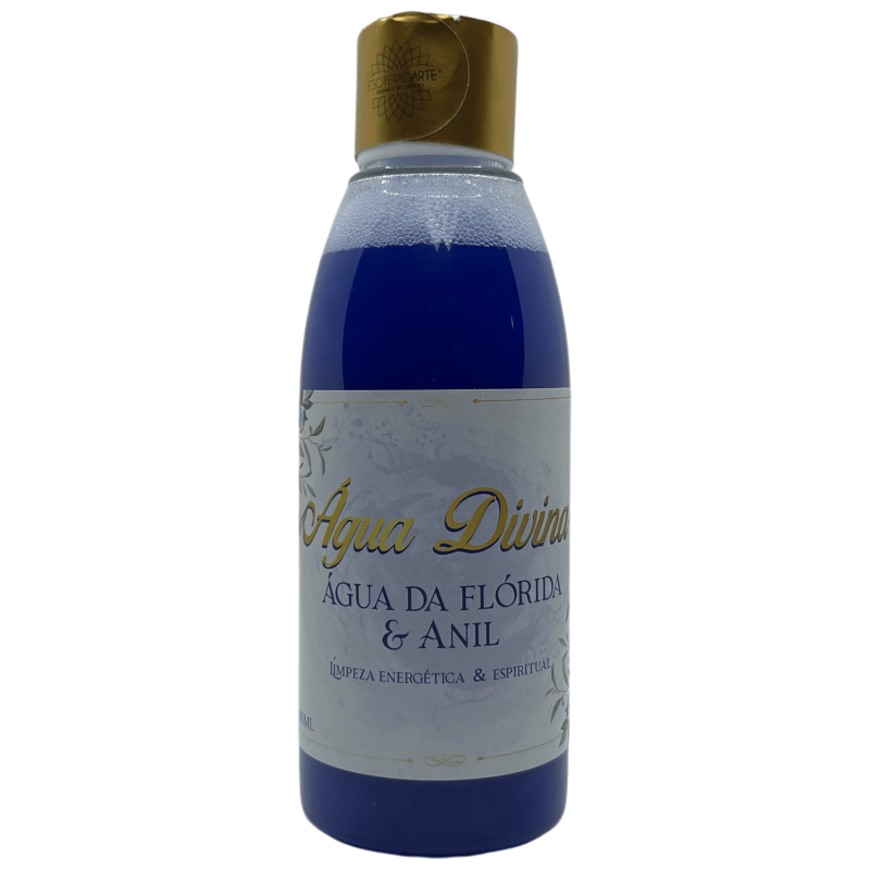 Acqua Divina Acqua della Florida con Imperial Indigo Pulizia Energetica e Spirituale Originale dal Perù - 150ml.-ACQUE DELLA FLORIDA-HOSTENATURA