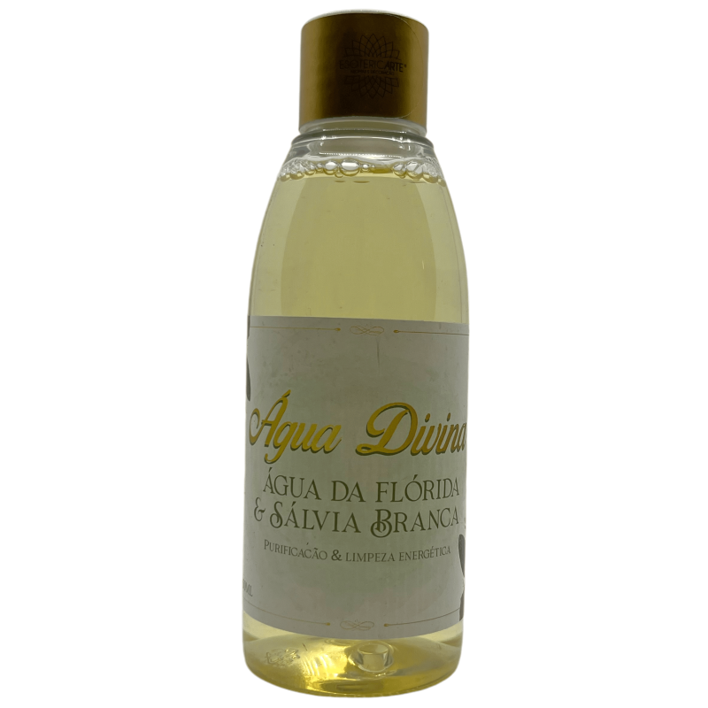 Acqua della Florida con Purificazione della Salvia Bianca e Purificazione Energetica Acqua Divina Originale dal Perù - 150ml.-ACQUE DELLA FLORIDA-HOSTENATURA