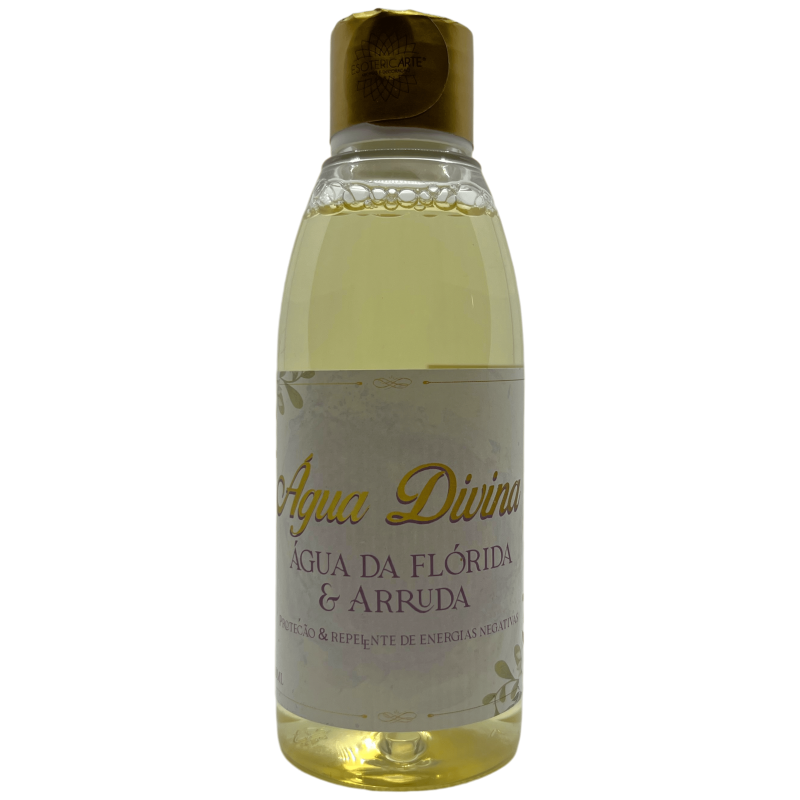 Florida Water with Rue Protection and Repellent of Negative Energies Original Divine Water from Peru - 150ml.-FLORIDA WATERS-HOSTENATURA