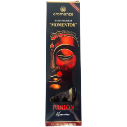 Sahumerio Moments Passion Attraction Incense Aromanza Argentina - 5 thick handmade sticks