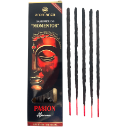 Sahumerio Moments Passion Attraction Incense Aromanza Argentina - 5 thick handmade sticks