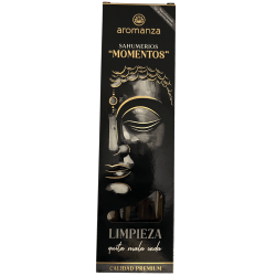 Sahumerio Moments Cleansing Rimuovi le cattive vibrazioni Incenso Aromanza Argentina - 5 bastoncini spessi fatti a mano