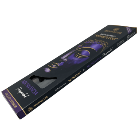 Sahumerio Moments Abundance Prosperity Räucherstäbchen Aromanza Argentinien - 5 dicke handwerkliche Stäbchen