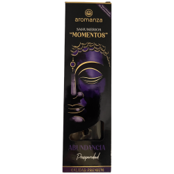 Sahumerio Moments Abbondanza Prosperità Incenso Aromanza Argentina - 5 bastoncini artigianali spessi