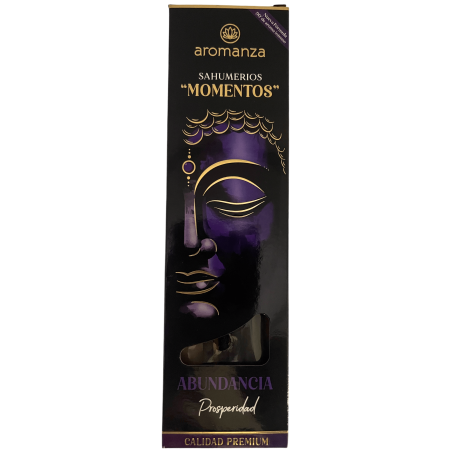 Sahumerio Moments Abundance Prosperity Wierook Aromanza Argentinië - 5 dikke ambachtelijke stokjes