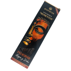 Sahumerio Moments Happiness Joy and Bliss Incense Aromanza Argentina - 5 أعواد سميكة مصنوعة يدويا