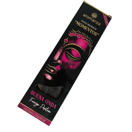 Sahumerio Moments Good Wave Incenso Forza Positiva Aromanza Argentina - 5 bastoncini artigianali spessi