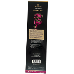 Sahumerio Moments Good Wave Positive Force Incense Aromanza Argentina - 5 thick artisanal sticks