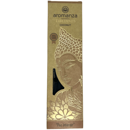 Incienso Tibetano Coco Paz Interior Inciensos Aromanza Argentina - Sahumerio artesanal 8 varillas extra gruesas
