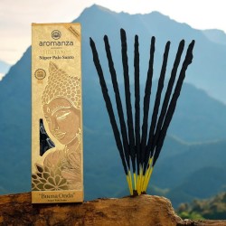 Kadzidło tybetańskie Super Palo Santo Good Wave Incense Aromanza Argentina - Ręcznie robione kadzidło 8 bardzo grubych patyczków