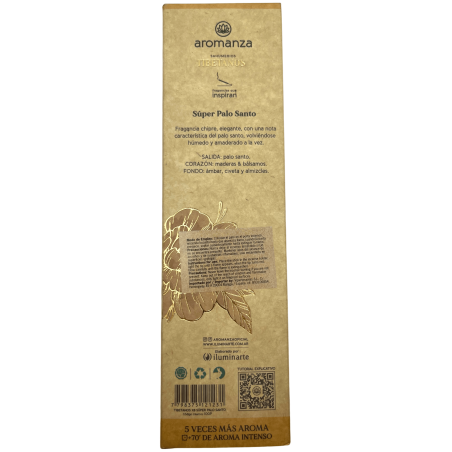 Incenso Tibetano Super Palo Santo Good Wave Incenso Aromanza Argentina - Incenso feito à mão 8 palitos extra grossos