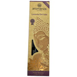 Incienso Tibetano Lavandas del Valle Anti Stress Inciensos Aromanza Argentina - Sahumerio artesanal 8 varillas extra gruesas