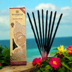 Tibetan Incense Sandalwood Hindu Purification Incense Aromanza Argentina - Handmade Incense 8 extra thick sticks