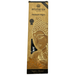 Tibetan Incense Black Diamond Here and Now Incense Aromanza Argentina - Handmade incense 8 extra thick sticks