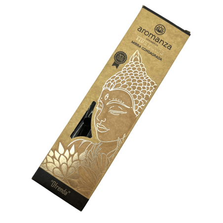 Incenso Tibetano Consacrato Mirra Incenso Offerta Aromanza Argentina - Incenso fatto a mano 8 bastoncini extra spessi