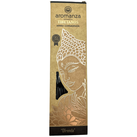 Incenso Tibetano Consacrato Mirra Incenso Offerta Aromanza Argentina - Incenso fatto a mano 8 bastoncini extra spessi