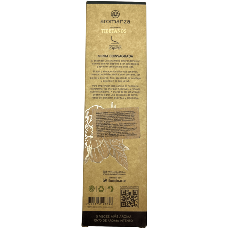 Inciens Tibetà Mirra Consagrada Ofrena Inciensos Aromanza Argentina - Sahumeri artesanal 8 varetes extra gruixutes