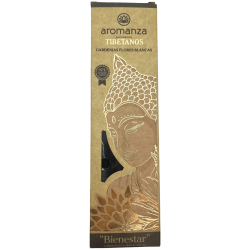 Tibetan Incense Gardenias White Flowers Wellness Incense Aromanza Argentina - Artisan Incense 8 extra thick sticks