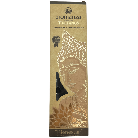 Tibetan Incense Gardenias White Flowers Wellness Incense Aromanza Argentina - Artisan Incense 8 extra thick sticks