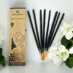 Tibetan Incense Gardenias White Flowers Wellness Incense Aromanza Argentina - Artisan Incense 8 extra thick sticks