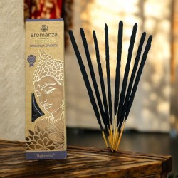 Incienso Tibetano Fragancia Oriental Meditación Inciensos Aromanza Argentina - Sahumerio artesanal 8 varillas extra gruesas