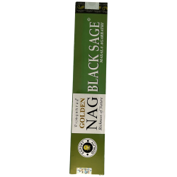 Black Sage Incense GOLDEN NAG Black Sage Vijayshree Fragrance - 1 Pack of 15gr.