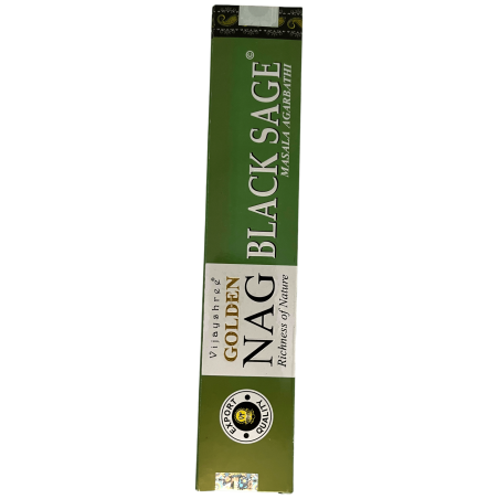 Kadzidło Black Sage GOLDEN NAG Zapach Black Sage Vijayshree - 1 opakowanie 15gr.