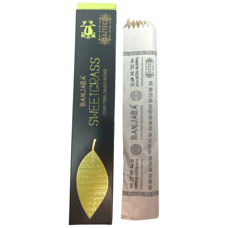 Incenso Etnico Erba Dolce Banjara Aztec Sweetgrass - 1 Confezione da 15gr.